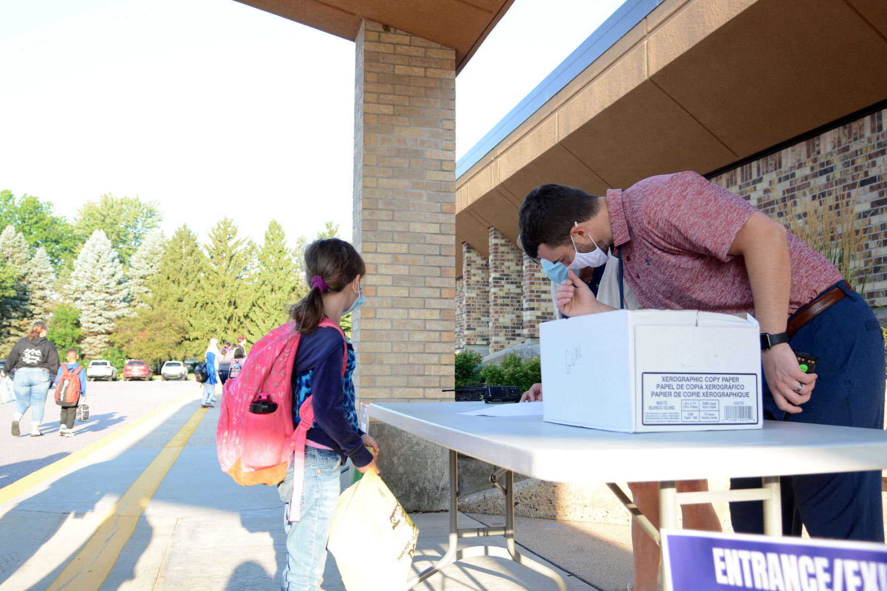 First day of school 2020 in Baraboo